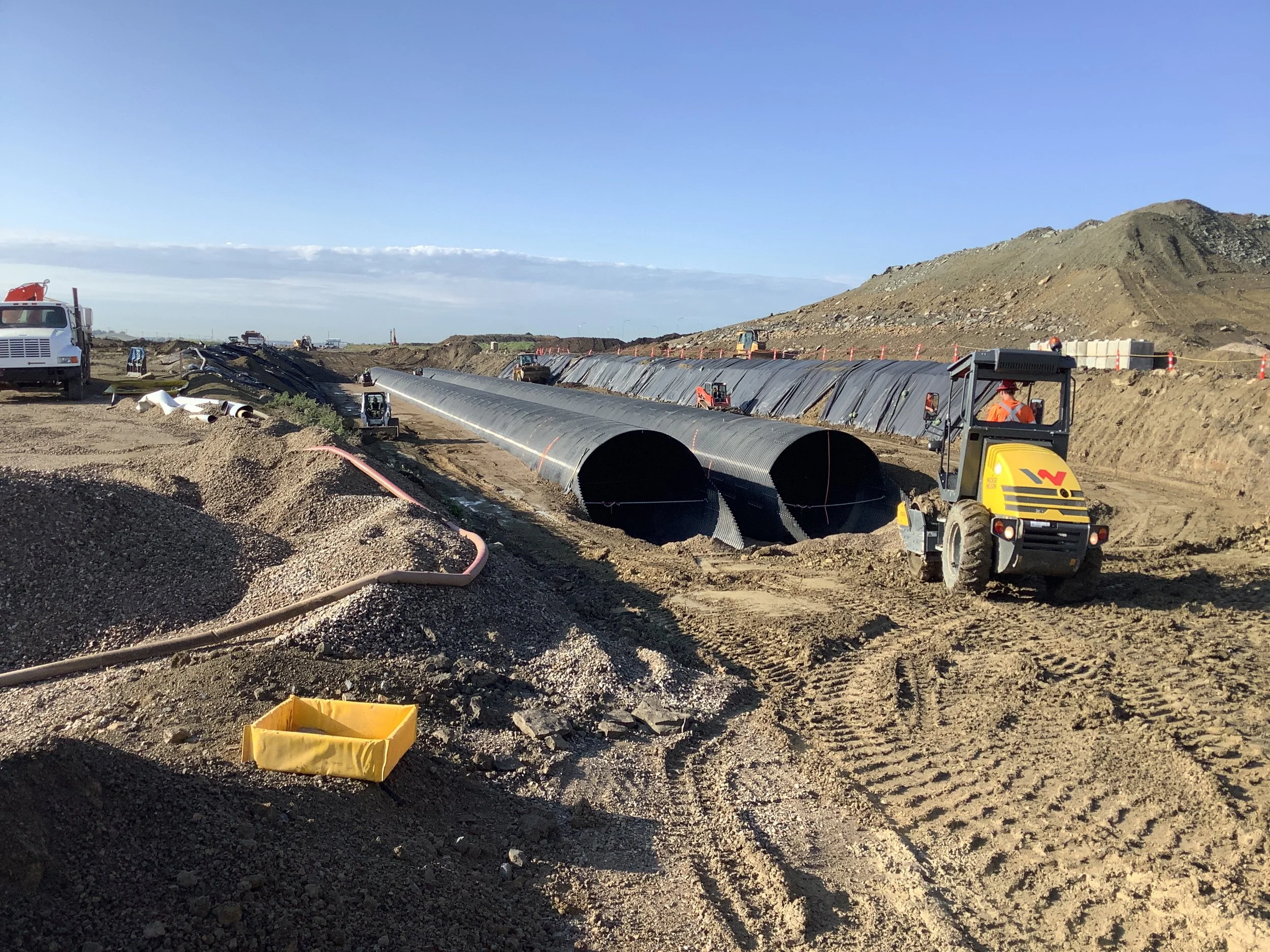 CEC supplied and backfilled 10,740/m3 Des 2 Crush,175/m3