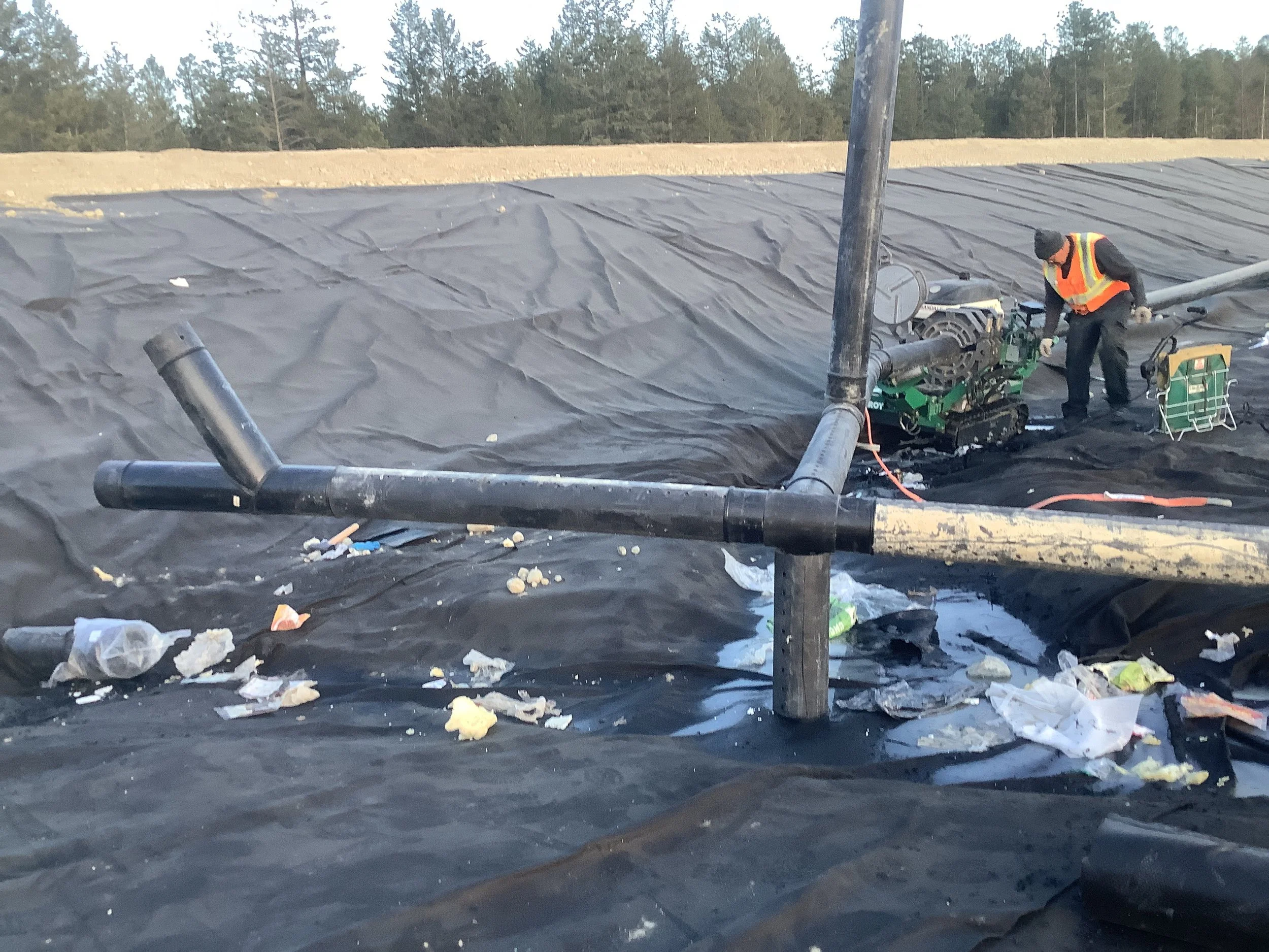 Central Landfill Expansion HDPE Pipe Fusion