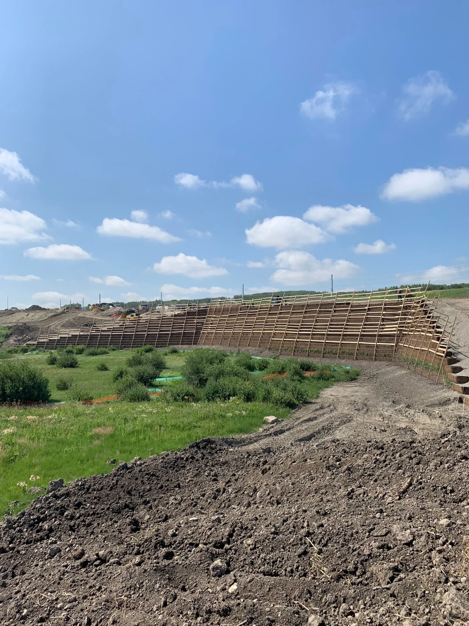 Vegetated MSE wall Sierra Slope
